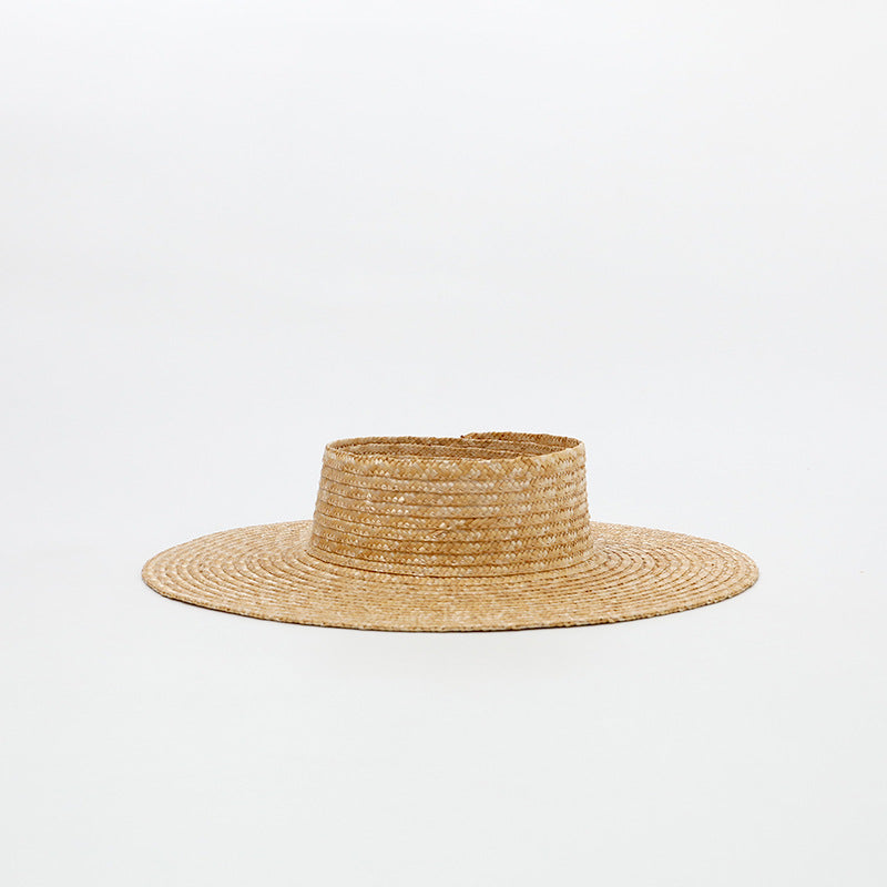 Raffia Crownless Visor Sun Hat
