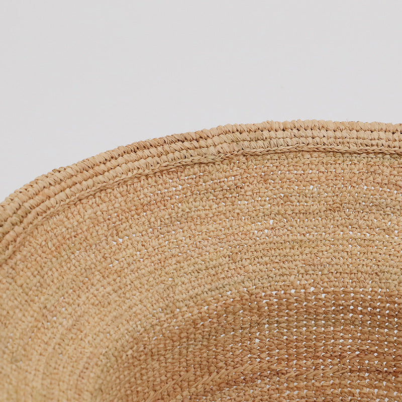 Hand-Crochet Raffia Bucket Hat
